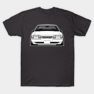 1993 Mustang 3rd gen BW T-Shirt